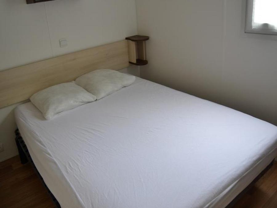 Mobilhome 4 personnes - Mobil home Ibiza CONFORT 26m² (2 chambres) + Terrasse semi couverte de 18 m² (new!) 4 pers 3