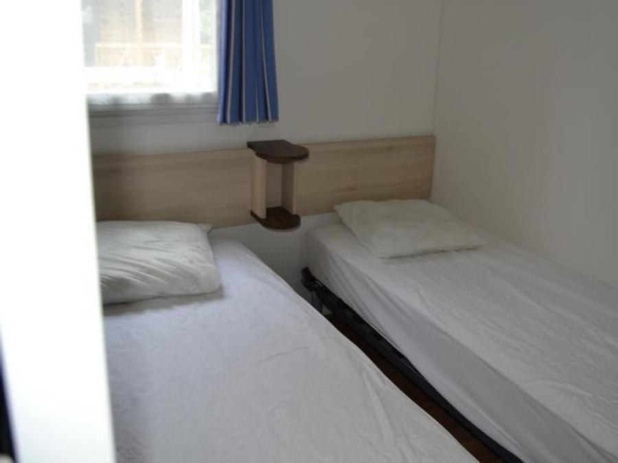 Mobilhome 4 personnes - Mobil home Ibiza CONFORT 26m² (2 chambres) + Terrasse semi couverte de 18 m² (new!) 4 pers 4