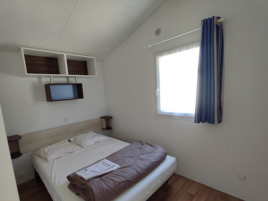 Mobilhome 4 personnes - Mobil home Ibiza CONFORT 26m² (2 chambres) + Terrasse semi couverte de 18 m² (new!) 4 pers 12