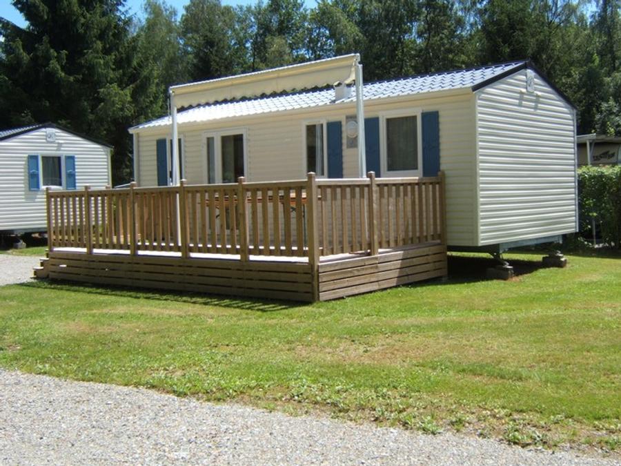 Mobilhome 6 personnes - Mobil home Bermudes Confort 30m² (3 chambres) + terrasse semi couverte de 18 m² + TV 6 pers 0
