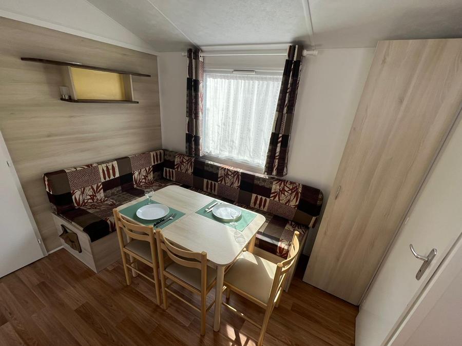 Mobilhome 6 personnes - Mobil home Bermudes Confort 30m² (3 chambres) + terrasse semi couverte de 18 m² + TV 6 pers 5