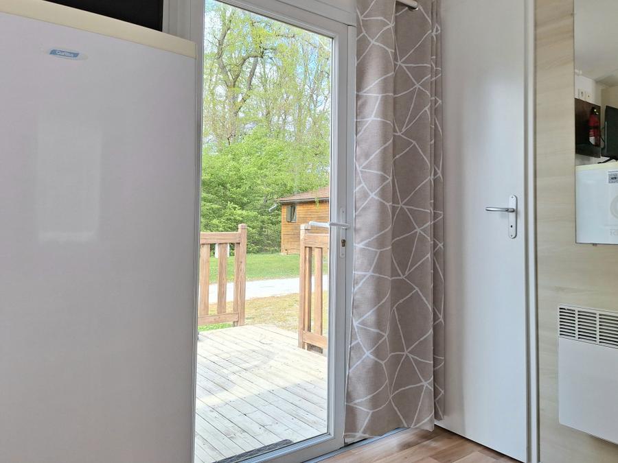 Mobilhome 6 personnes - Mobil home Bermudes Confort 30m² (3 chambres) + terrasse semi couverte de 18 m² + TV 6 pers 13