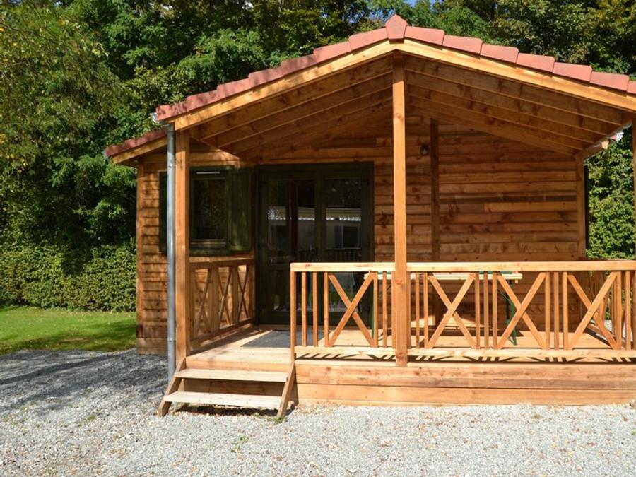 Chalet 6 personnes - Chalet Savania PREMIUM46 34 m² (2 chambres) + terrasse couverte de 13 m² + TV + clim réversible 4/6 pers 0