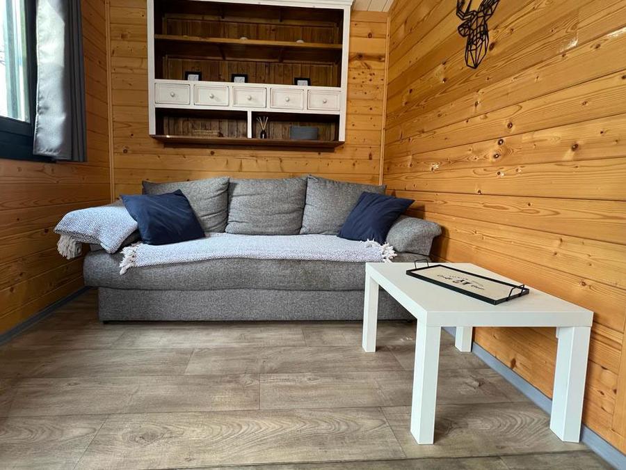 Chalet 6 personnes - Chalet Savania PREMIUM46 34 m² (2 chambres) + terrasse couverte de 13 m² + TV + clim réversible 4/6 pers 5