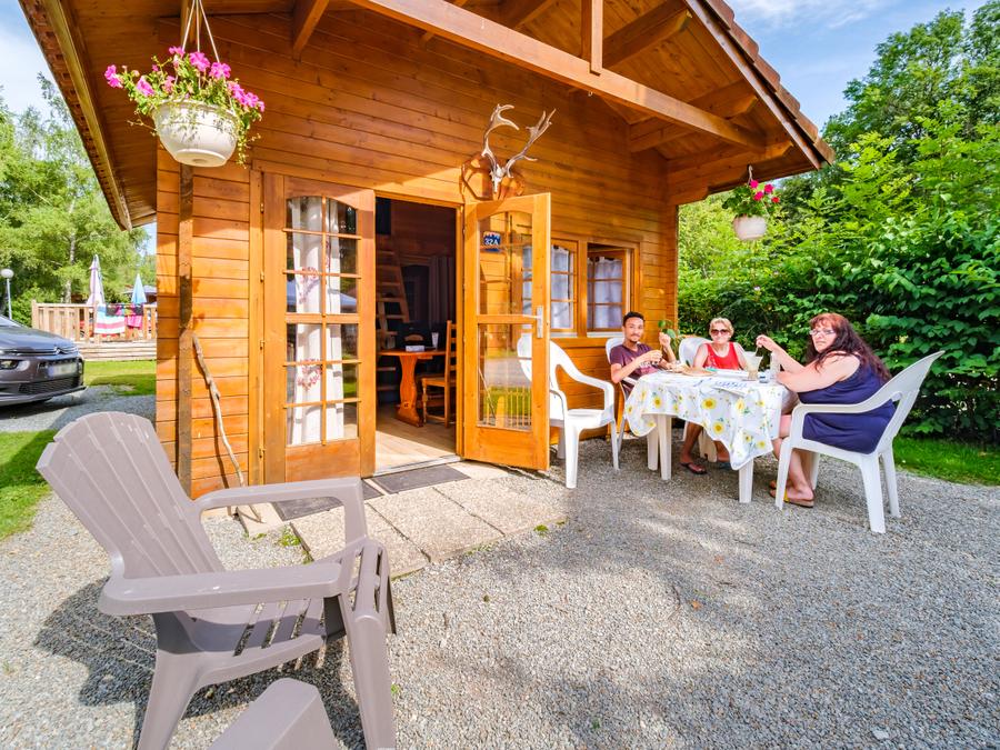 Chalet 4 personnes - Chalet CONFORT Alpina 28 m² (1 chambre + 1 chambre mezzanine) 2/4 pers 1