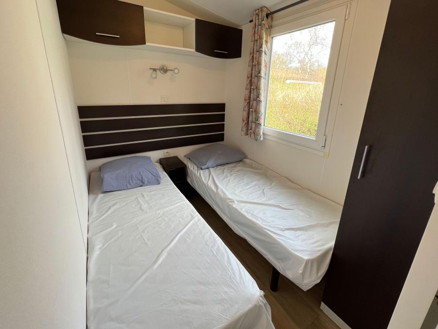 Mobilhome 4 personnes - Mobil home Watipi ECO 26 m² (2 chambres)+terrasse couverte de 7 m² 1/4 pers 12