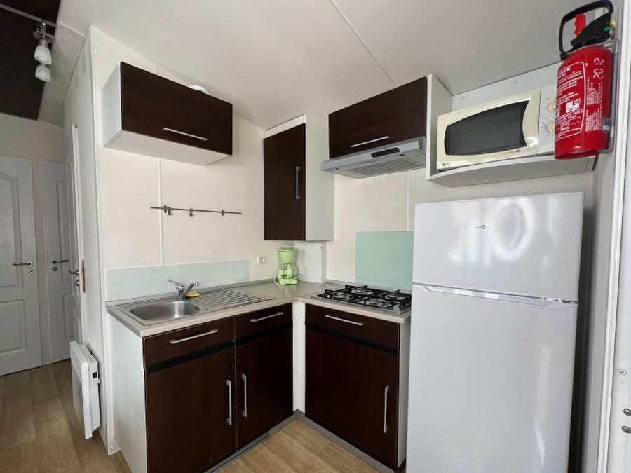 Mobilhome 4 personnes - Mobil home Watipi ECO 26 m² (2 chambres)+terrasse couverte de 7 m² 1/4 pers 8