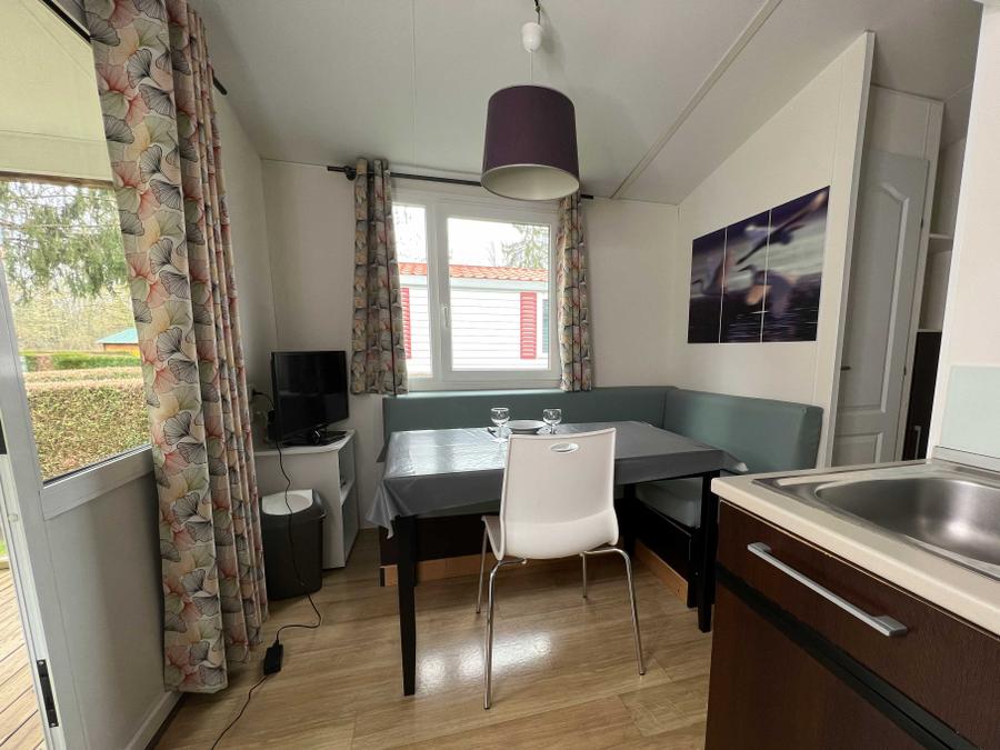 Mobilhome 4 personnes - Mobil home Watipi ECO 26 m² (2 chambres)+terrasse couverte de 7 m² 1/4 pers 10