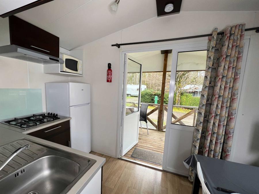 Mobilhome 4 personnes - Mobil home Watipi ECO 26 m² (2 chambres)+terrasse couverte de 7 m² 1/4 pers 9