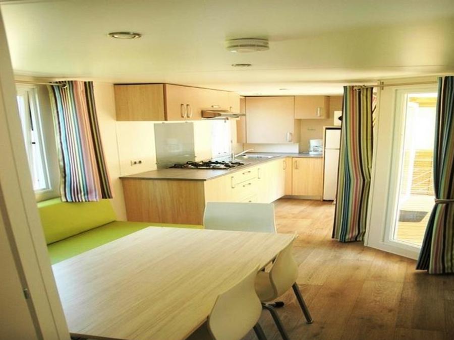 Mobilhome 4 personnes - Mobil-home SOLÉO CONFORT 26M² (2 CHAMBRES) + Terrasse intégrée couverte 9m² 4 pers 2