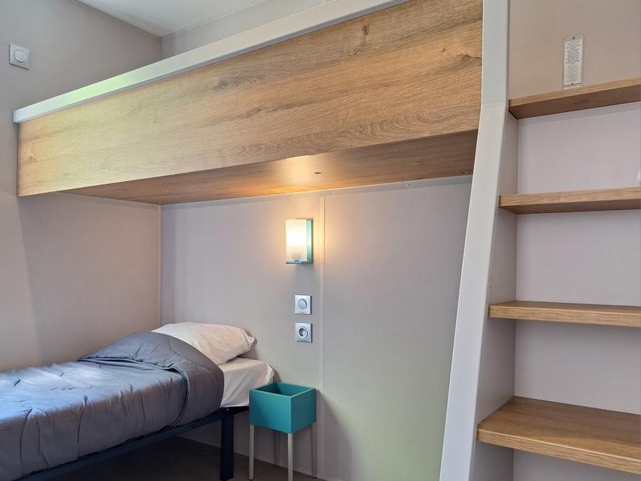 Mobilhome 6 personnes - Cottage Ohara Côté Jardin Premium - 36m² - 3 chambres + Terrasse semi cou + TV + LV + Vue forêt 6 pers 11