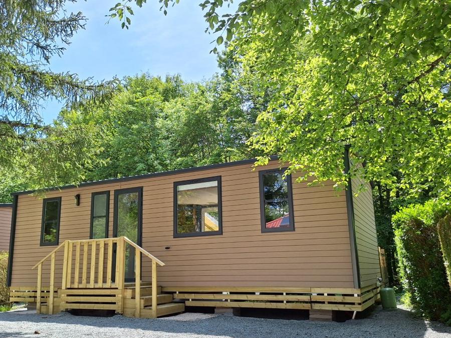 Mobilhome 6 personnes - Cottage Ohara Côté Jardin Premium - 36m² - 3 chambres + Terrasse semi cou + TV + LV + Vue forêt 6 pers 3
