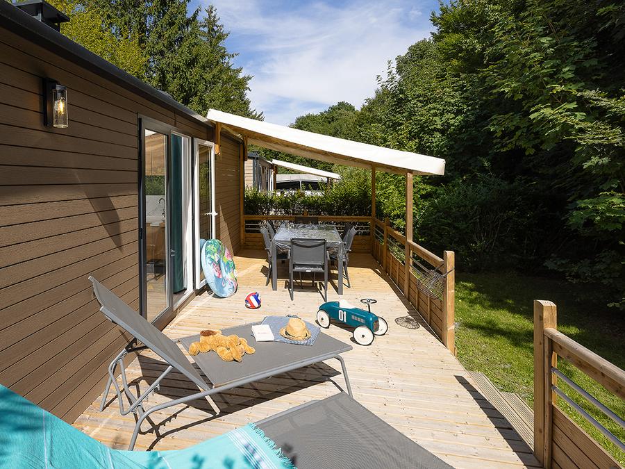Mobilhome 4 personnes - NEW// Mobil-Home Loggia Confort 32m² - 4 personnes + Terrasse intégrée couverte + TV+ lit160 4 pers 9