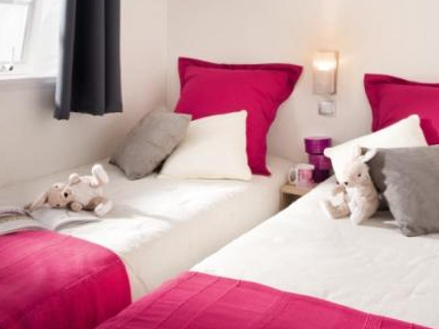 Mobilhome 7 personnes - LE LODGE CLIMATISE 3 chambres 4