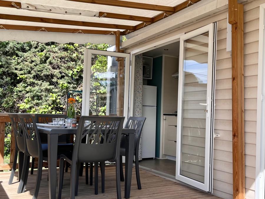 Mobilhome 6 personnes - LE RIVIERA CLIMATISE 3 chambres 9
