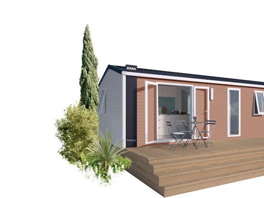 Mobilhome 6 personnes - LE RIVIERA CLIMATISE 3 chambres 1