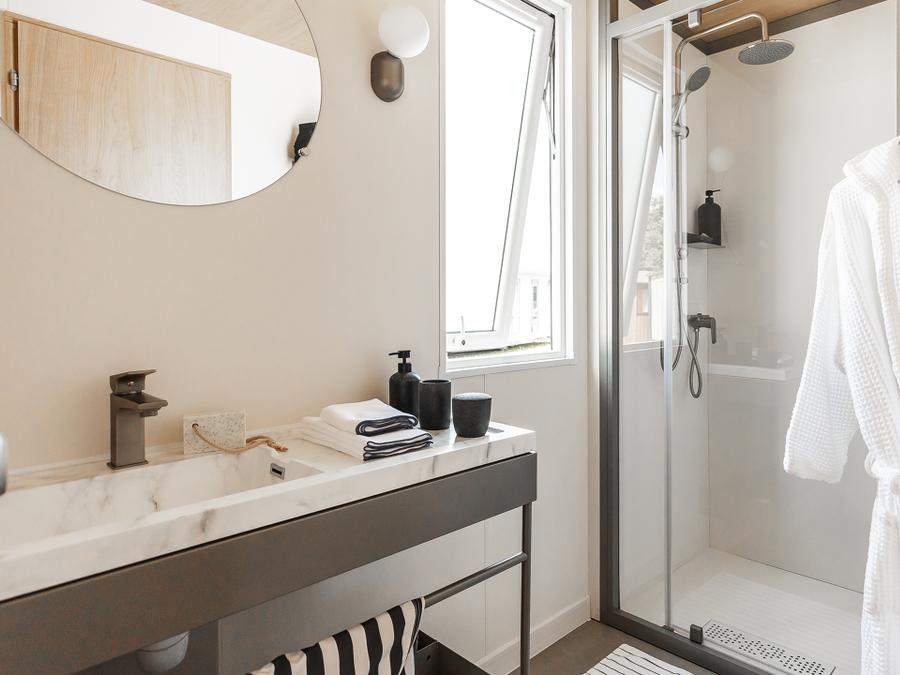 Mobilhome 6 personnes - SELENIA PREMIUM - 6 Pers - 3 chambres - 2 salles de bains - Draps et serviettes inclus 3