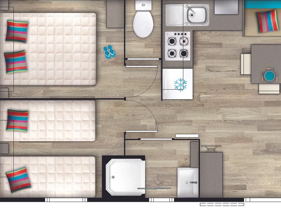 Mobilhome 8 personnes - QUATTRO 6