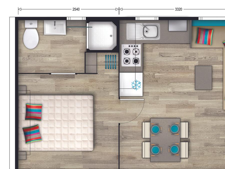 Mobilhome 4 personnes - DUO 5