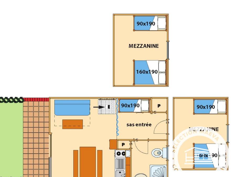 Appartement 7 personnes - Résidence Duplex 3 Pièces 6/7 Personnes + TV 2