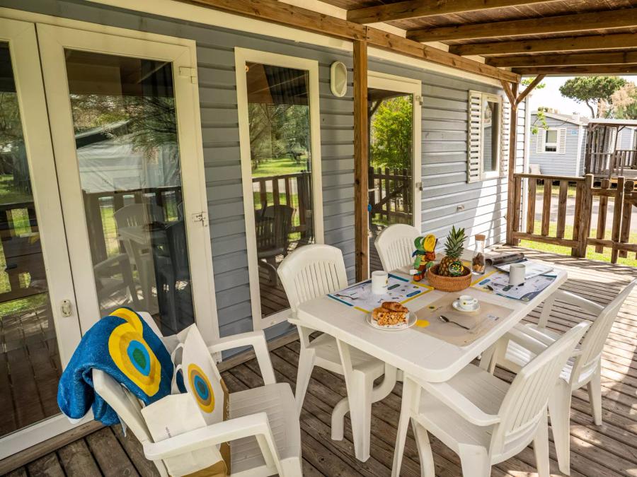 Mobilhome 5 personnes - Mobil Home Confort 3 Pièces 5 Personnes (4 adultes + 1 enfant - 10 ans) Climatisé 12