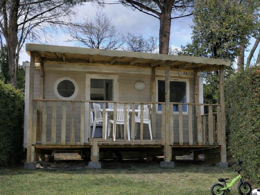 Mobilhome 2 personnes - Confort 18m² 1 chambre + terrasse couverte + climatisation + TV 6