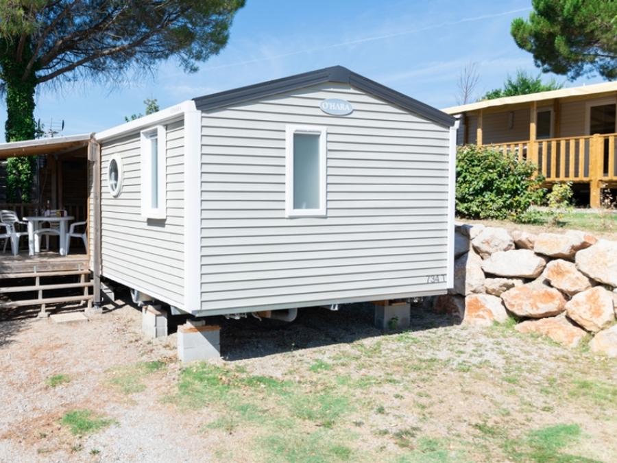 Mobilhome 4 personnes - Loggia Confort 24 m² 2 chambres + terrasse couverte + TV 0