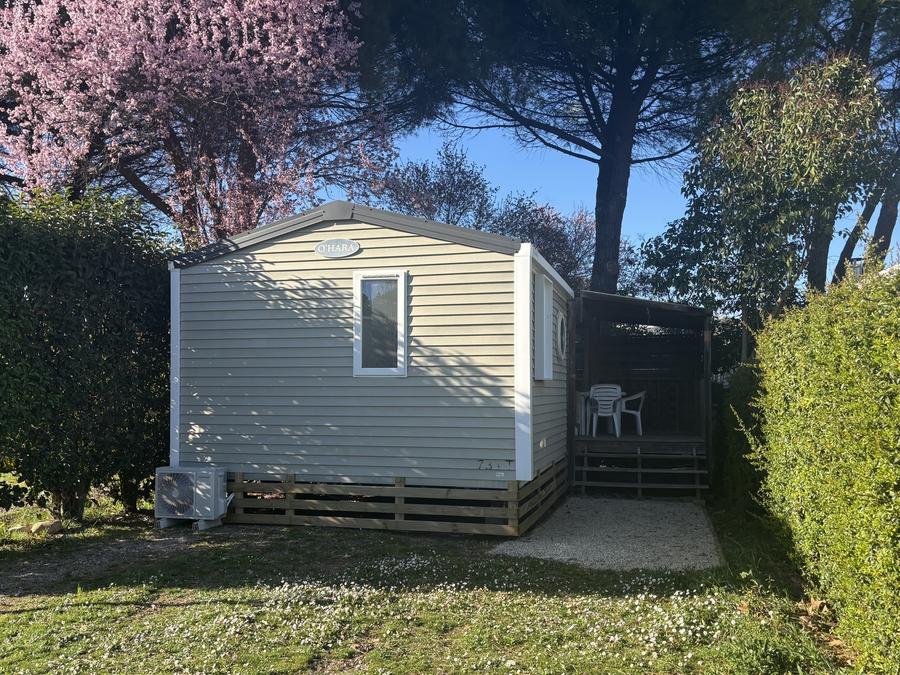 Mobilhome 4 personnes - Loggia Confort 24 m² 2 chambres + terrasse couverte + TV 7