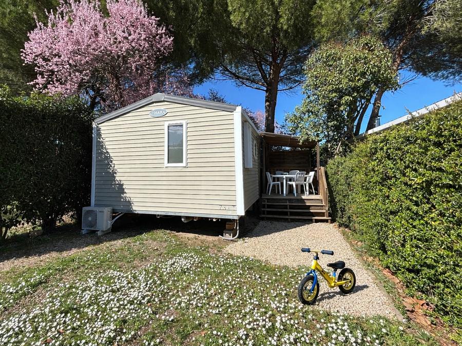 Mobilhome 4 personnes - Loggia Confort 24 m² 2 chambres + terrasse couverte + TV 6