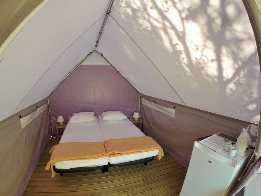 Tente en toile et en bois 4 personnes - Canada Treck 12m² 1 chambre (sans sanitaires) 3