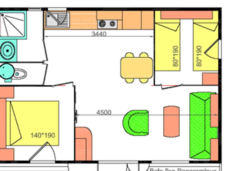 Chalet 6 personnes - 35m² 1