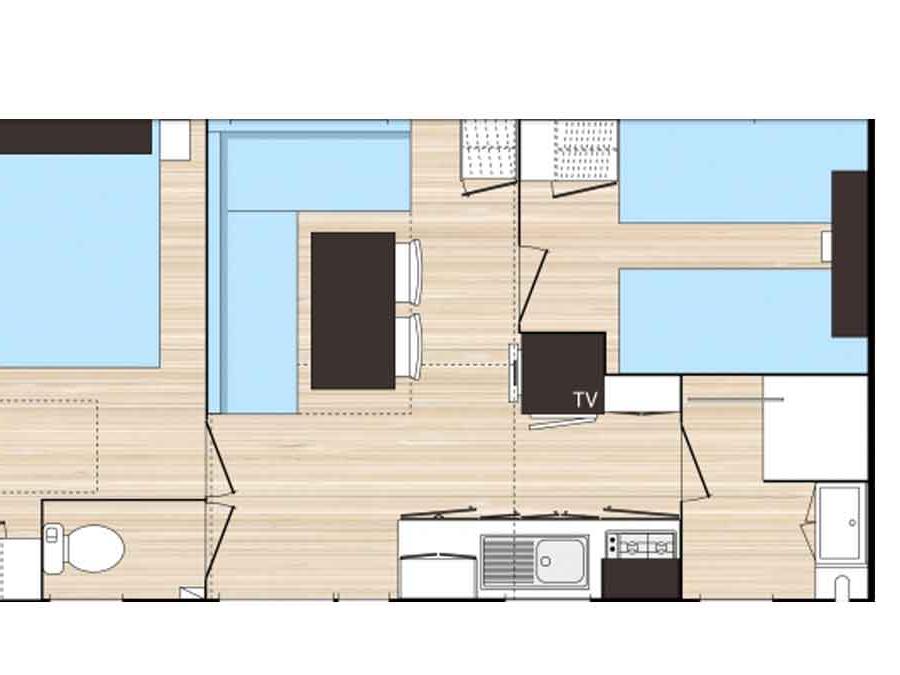 Mobilhome 6 personnes - Mobilhome 4/6 personnes - 27m² 2