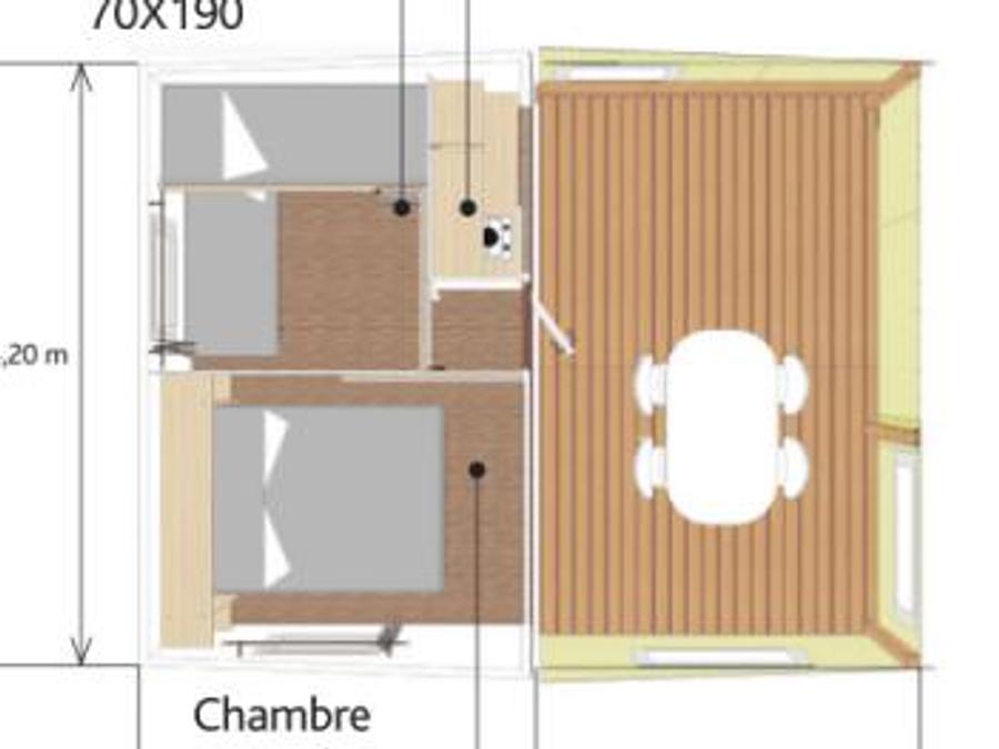Mobilhome 5 personnes - Tit'home - Sans sanitaires 6