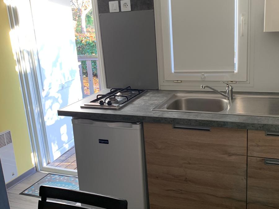Mobilhome 3 personnes - MH OPHEA 16 m²Terrasse Couverte 5