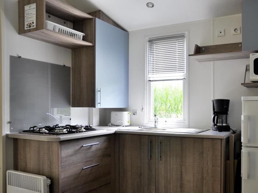 Mobilhome 4 personnes - Mobil-Home Confort 25m² Loggia - 2 chambres + Terrasse couverte 4 pers 4