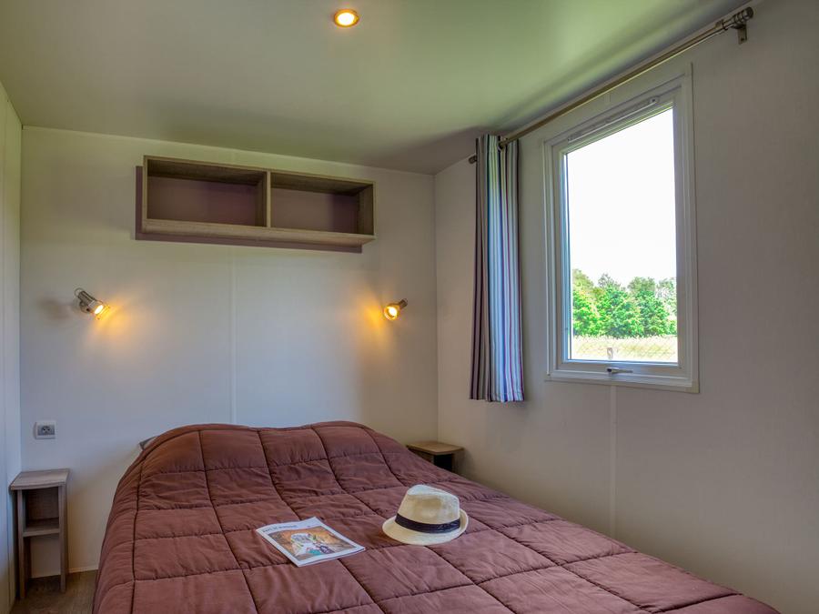 Mobilhome 4 personnes - Mobil-Home Confort 25m² Loggia - 2 chambres + Terrasse couverte 4 pers 12