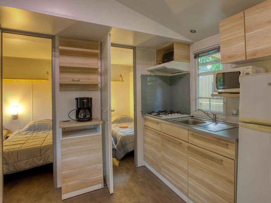 Mobilhome 6 personnes - Mobil-Home Standard 30m² Trémolat - 3 chambres + Terrasse semi-couverte 6 pers 8