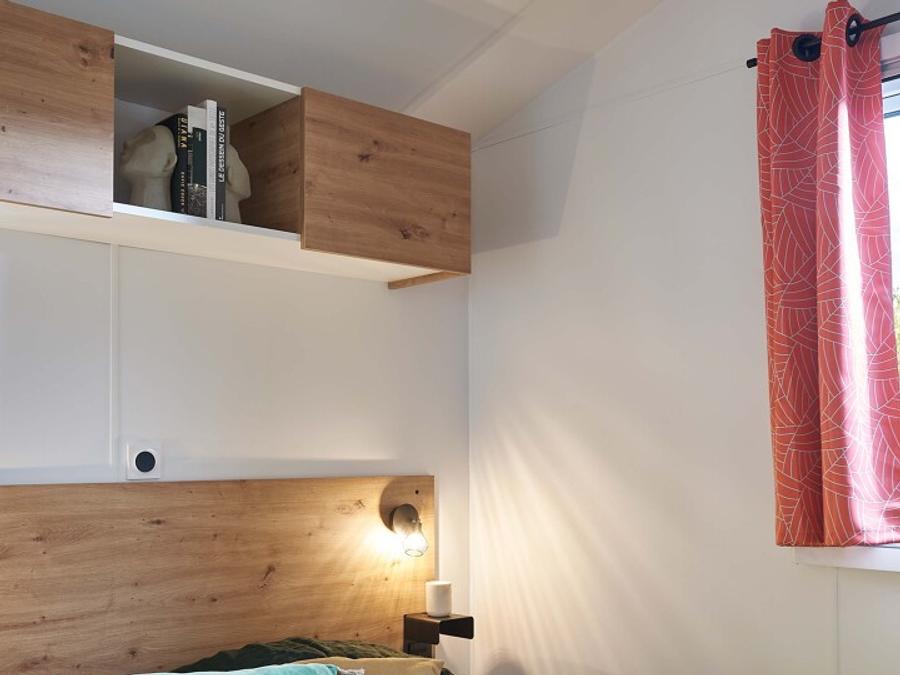 Mobilhome 4 personnes - Mobil-Home Premium 29m² Bahia - 2 chambres + terrasse couverte + LV + TV + CLIM 4 pers 3