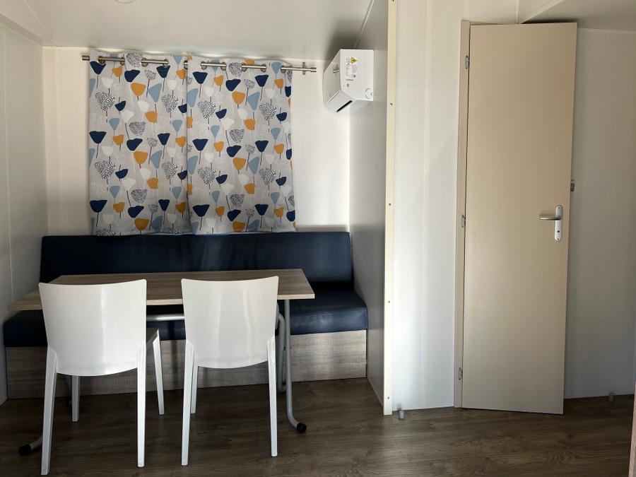Mobilhome 6 personnes - Mobil-Home Confort 32m² Malaga - 3 chambres + Terrasse couverte, clim, TV, Lave-vaisselle 6 pers 5