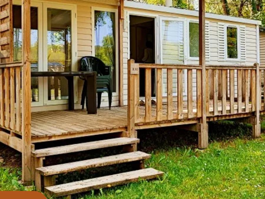 Mobilhome 6 personnes - Mobil-Home Confort 32m² Malaga - 3 chambres + Terrasse couverte, clim, TV, Lave-vaisselle 6 pers 0