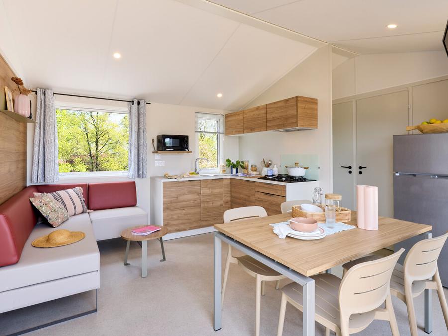 Mobilhome 6 personnes - Mobil-Home Toscane Premium 33m² - 3 chambres + Terrasse couverte + CLIM + TV + Lave-vaisselle 6 pers 0