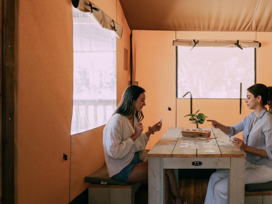 Tente en toile et en bois 5 personnes - Glamping Safari 9