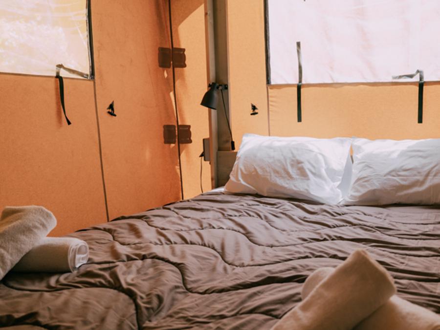 Tente en toile et en bois 5 personnes - Glamping Safari 3