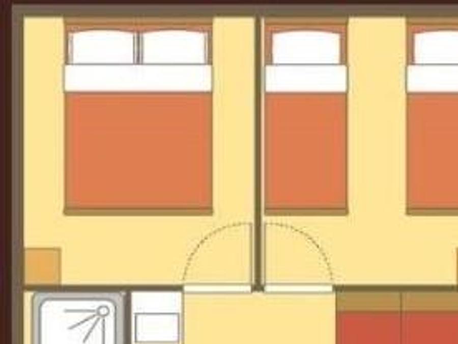 Chalet 4 personnes - Cabane Lodge sur pilotis STANDARD 34m² (2 chambres) TV dont terrasse couverte 11m² | 4 personnes 4