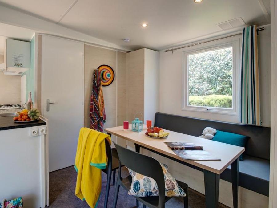 Mobilhome 6 personnes - Homeflower PREMIUM 35m² (3 chambres) + CLIM + terrasse semi-couverte + TV + draps + serviettes | 6 personnes 1