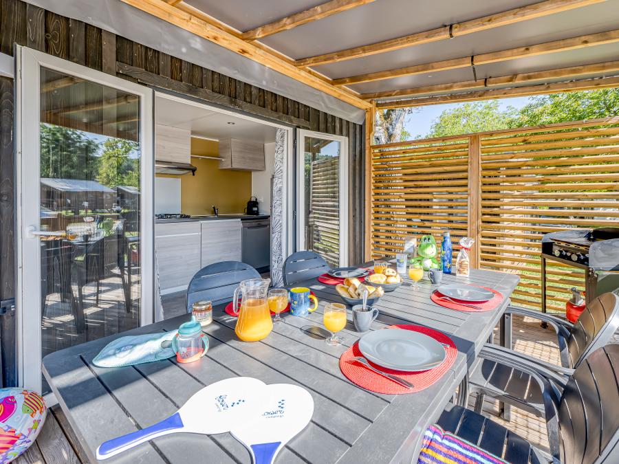 Mobilhome 4 personnes - Homeflower PREMIUM PLUS 29m² (2 chambres) + lits faits à l'arrivée et ménage | 4 personnes 2