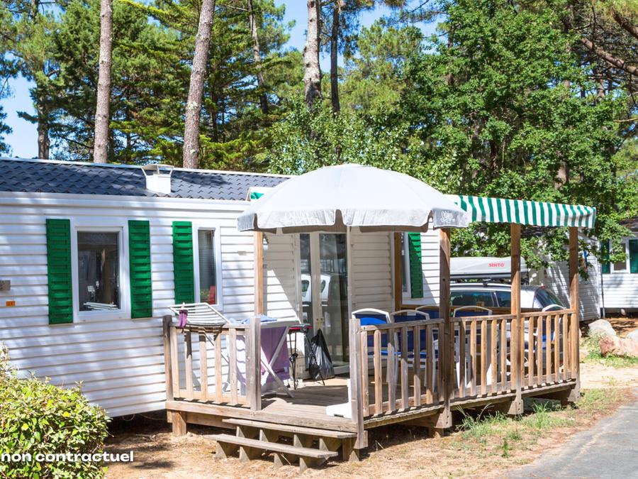 Mobilhome 4 personnes - Confort 24m² - 2 chambres - Petite terrasse - TV 0