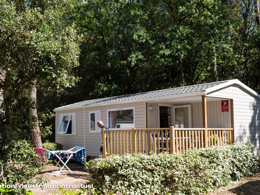 Mobilhome 4 personnes - Confort 24m² - 2 chambres - Grande terrasse - TV 0
