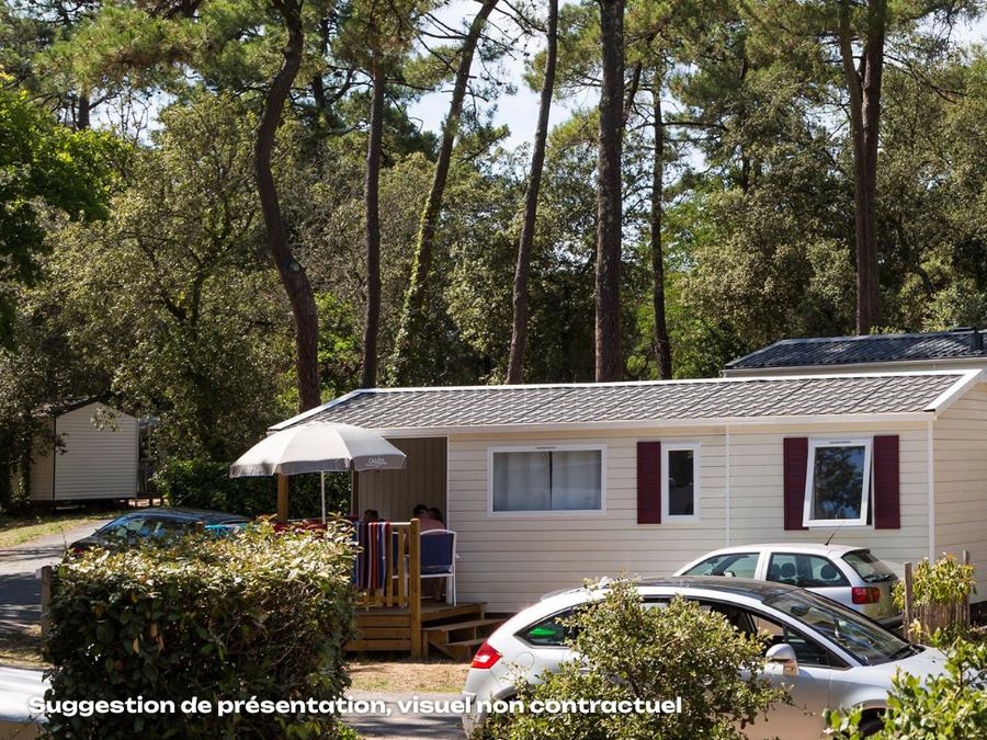 Mobilhome 6 personnes - Confort 28m² - 3 chambres - Grande terrasse - TV 0