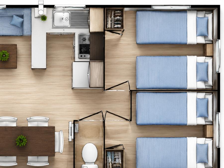 Mobilhome 6 personnes - O'hara 834 12